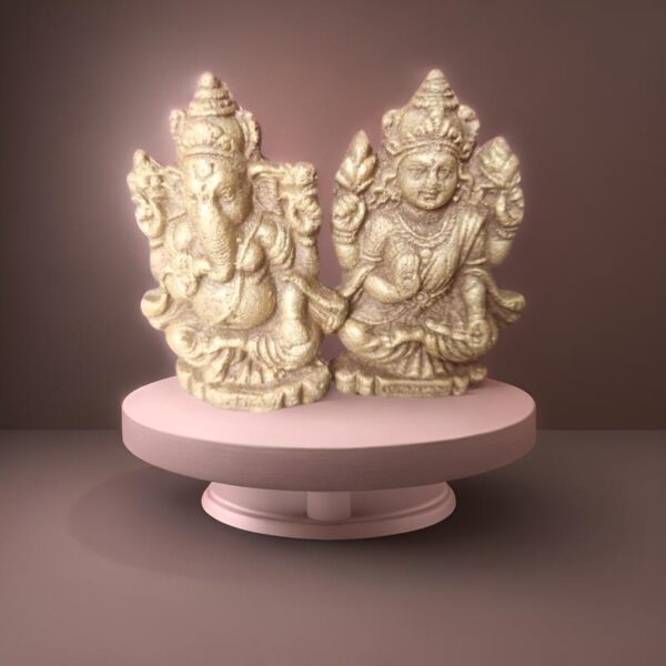 Laxmi Ganesh Idol Pair - Image 2